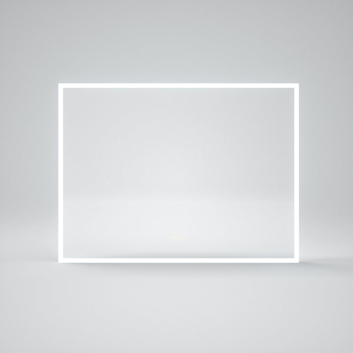 Luna 48 in. W x 36 in. H Rectangular Frameless LED Wall Bathroom Vanity Mirror